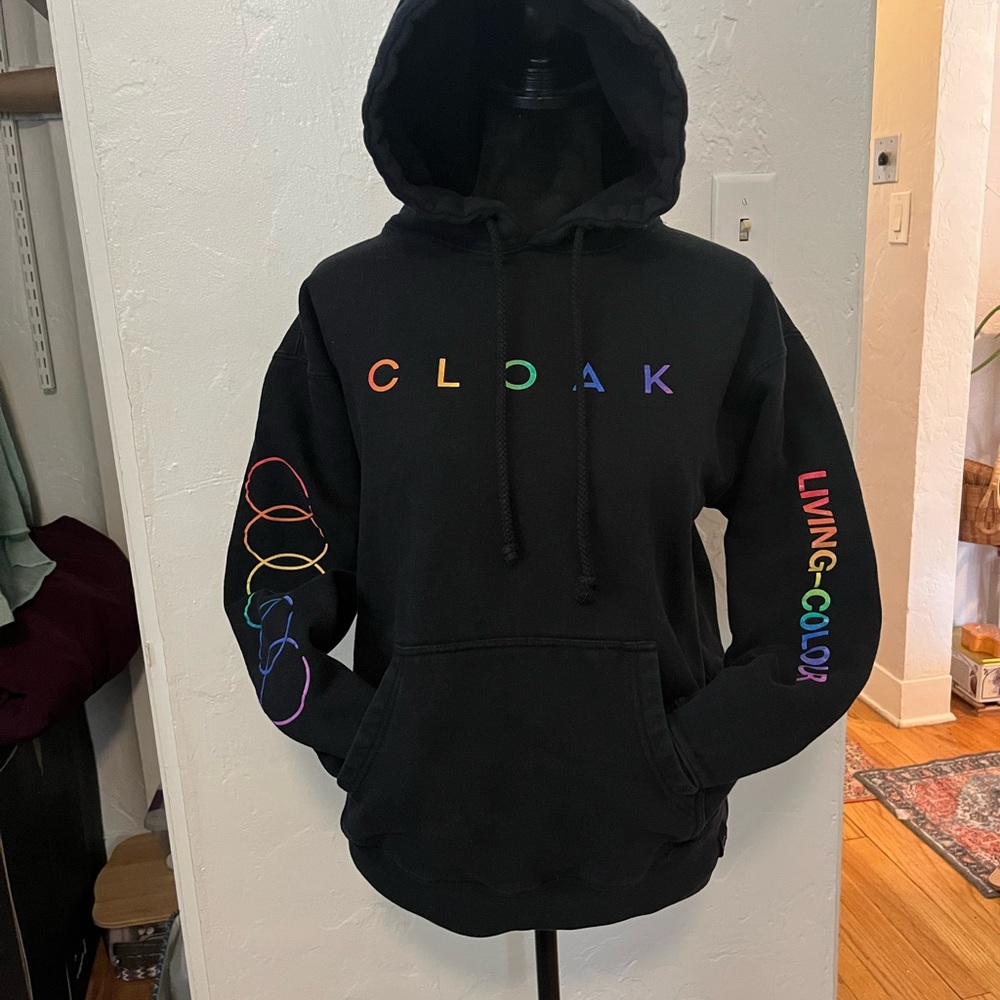 Black CLOAK Hoodie limited edition first run Living Color line